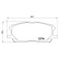 Kit de plaquettes de frein, frein à disque P 83 067 Brembo, Vignette 2