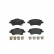 Kit de plaquettes de frein, frein à disque P 83 079 Brembo
