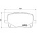 Kit de plaquettes de frein, frein à disque P 83 100 Brembo, Vignette 2