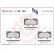 Kit de plaquettes de frein, frein à disque P 83 102 Brembo, Vignette 2