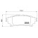 Kit de plaquettes de frein, frein à disque P 83 132 Brembo, Vignette 2