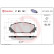 Kit de plaquettes de frein, frein à disque P 83 141 Brembo, Vignette 2
