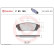 Kit de plaquettes de frein, frein à disque P 83 160 Brembo, Vignette 2
