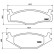 Kit de plaquettes de frein, frein à disque P 85 005 Brembo, Vignette 2