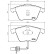 Kit de plaquettes de frein, frein à disque P 85 056 Brembo, Vignette 2