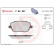 Kit de plaquettes de frein, frein à disque P 85 057 Brembo, Vignette 2