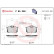 Kit de plaquettes de frein, frein à disque P 85 058 Brembo, Vignette 2