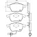 Kit de plaquettes de frein, frein à disque P 85 060 Brembo, Vignette 2