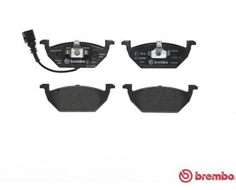 Kit de plaquettes de frein, frein à disque P 85 072 Brembo, Image 3