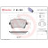 Kit de plaquettes de frein, frein à disque P 85 083 Brembo, Vignette 2