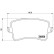 Kit de plaquettes de frein, frein à disque P 85 100 Brembo, Vignette 2