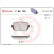 Kit de plaquettes de frein, frein à disque P 85 135 Brembo, Vignette 2