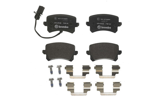 Kit de plaquettes de frein, frein à disque P 85 142 Brembo