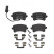 Kit de plaquettes de frein, frein à disque P 85 142 Brembo, Vignette 3