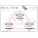 Kit de plaquettes de frein, frein à disque P 85 149 Brembo, Vignette 3