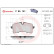 Kit de plaquettes de frein, frein à disque P 85 151 Brembo, Vignette 2