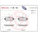 Kit de plaquettes de frein, frein à disque P 85 154 Brembo, Vignette 2