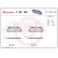 Kit de plaquettes de frein, frein à disque P 85 165 Brembo, Vignette 2