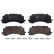 Kit de plaquettes de frein, frein à disque P 85 170 Brembo