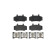 Kit de plaquettes de frein, frein à disque P 86 006 Brembo, Vignette 3