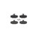 Kit de plaquettes de frein, frein à disque P 86 009 Brembo, Vignette 3