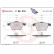 Kit de plaquettes de frein, frein à disque P 86 018 Brembo, Vignette 2