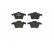 Kit de plaquettes de frein, frein à disque P 86 019 Brembo