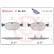 Kit de plaquettes de frein, frein à disque P06019 Brembo, Vignette 2