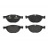 Kit de plaquettes de frein, frein à disque P06058 Brembo