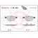 Kit de plaquettes de frein, frein à disque P06058 Brembo, Vignette 2
