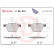 Kit de plaquettes de frein, frein à disque P06073 Brembo, Vignette 2