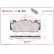 Kit de plaquettes de frein, frein à disque P06079 Brembo, Vignette 2
