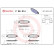 Kit de plaquettes de frein, frein à disque P09014 Brembo