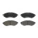 Kit de plaquettes de frein, frein à disque P10057 Brembo