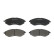Kit de plaquettes de frein, frein à disque P10057 Brembo, Vignette 3