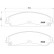 Kit de plaquettes de frein, frein à disque P23149 Brembo, Vignette 2