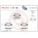 Kit de plaquettes de frein, frein à disque P23150 Brembo, Vignette 2