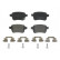 Kit de plaquettes de frein, frein à disque P23156 Brembo