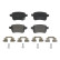 Kit de plaquettes de frein, frein à disque P23156 Brembo, Vignette 3