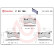 Kit de plaquettes de frein, frein à disque P23186 Brembo