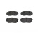 Kit de plaquettes de frein, frein à disque P30019 Brembo, Vignette 3