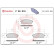 Kit de plaquettes de frein, frein à disque P30019 Brembo, Vignette 3