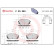 Kit de plaquettes de frein, frein à disque P30093 Brembo