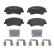 Kit de plaquettes de frein, frein à disque P30098 Brembo, Vignette 2