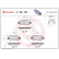 Kit de plaquettes de frein, frein à disque P30101 Brembo