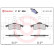 Kit de plaquettes de frein, frein à disque P37006 Brembo, Vignette 2