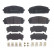 Kit de plaquettes de frein, frein à disque P37021 Brembo