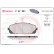 Kit de plaquettes de frein, frein à disque P37021 Brembo, Vignette 2