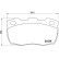 Kit de plaquettes de frein, frein à disque P44015 Brembo, Vignette 2