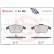 Kit de plaquettes de frein, frein à disque P44020 Brembo, Vignette 2